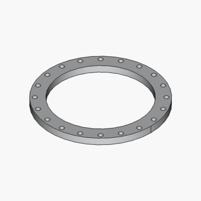 DN500 &Oslash;670 &Oslash;517 40mm-Flansch-1.0577-S355J2+N-QUARTOBLECH